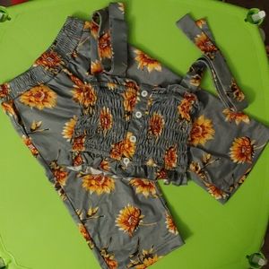 Bailey's Blossoms Sunflower Outfit Sz 12-18